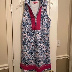 Simply Southern Blue and Pink Patterned Dress